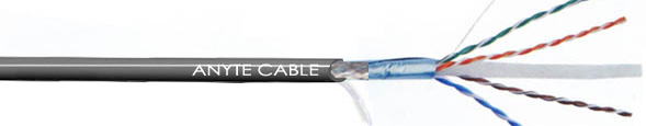 SFTP Cat6六类编织屏蔽网络电缆数据传输电缆